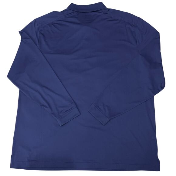 Pro Tour Airplay Mens Blue Golf Shirt Size XXL Long Sleeve Collar Polo Style - Picture 10 of 12